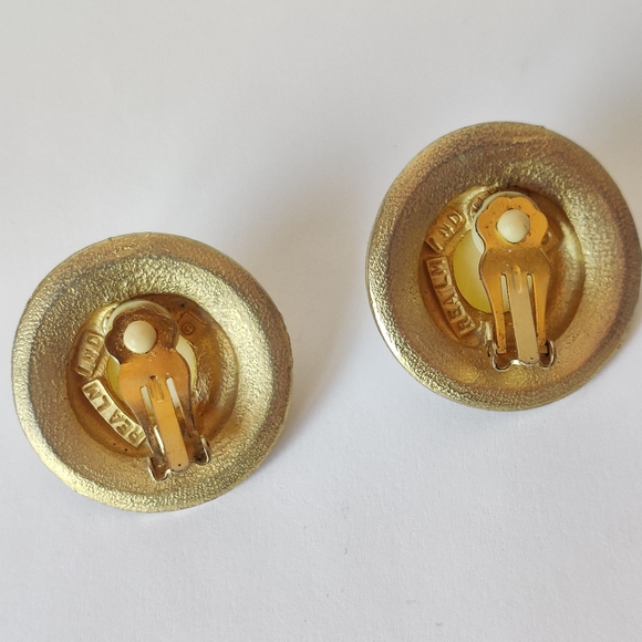 Vintage Etruscan revival Earrings by Realm ( Ann King Lagos - Picture 8 of 10